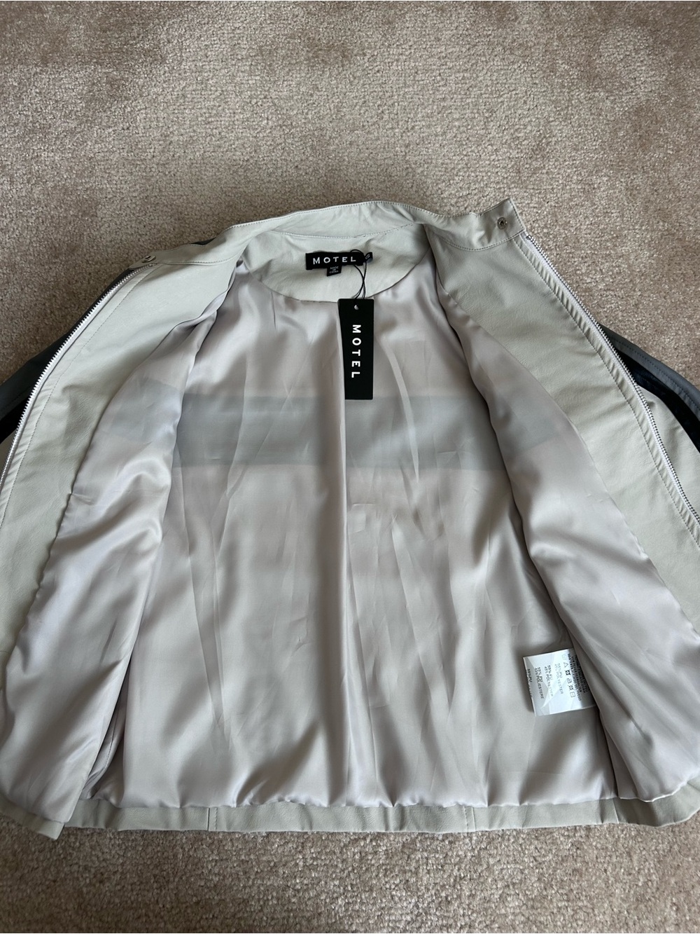 Motel Rocks Oliver Zip Up Racer Jacket - Picture 7 of 10